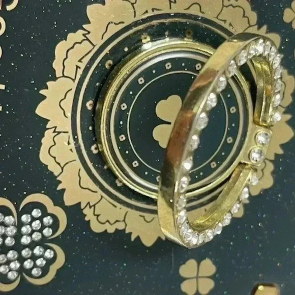 Iphone 11 6.5 Good Luck Irish Phone Case Clover Leaf Green Gold - Picture 5 of 6